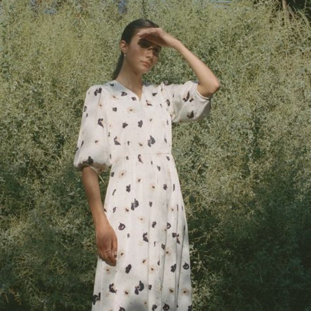 Jeana Sohn flower dress size small